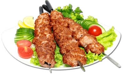 Grilled Shish Kebab With Vegetables Transparent Background