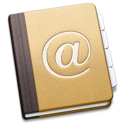 Address Book Contact Icon Mac OS Free PNG