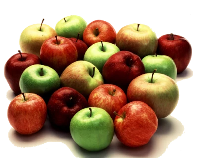 Pile Of Red And Green Apples PNG Image