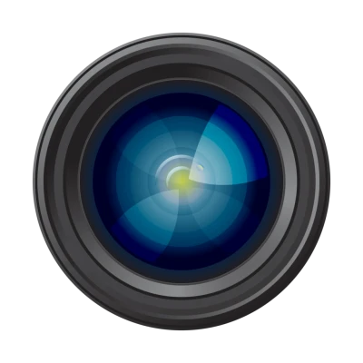 Camera Lens Graphic Element Transparent Background