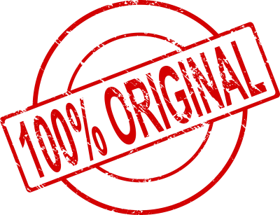 100% Original Red Rubber Stamp PNG Image