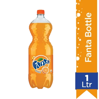 Fanta Orange 1 Ltr Bottle PNG Image