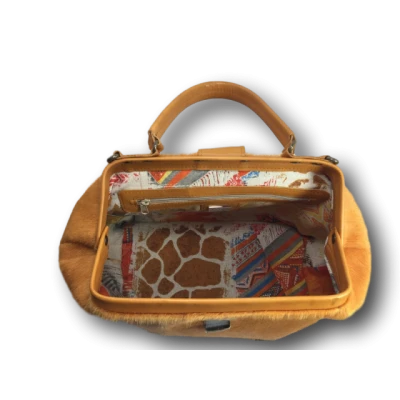 Open Orange Handbag Doctor Bag Clipart