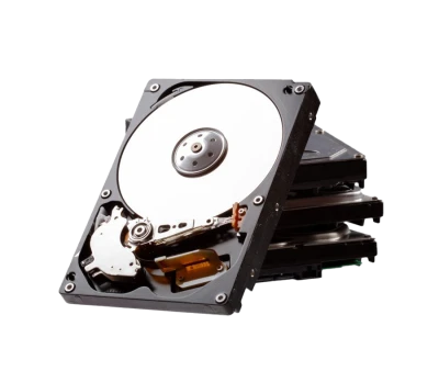 Stack Of Open Hard Disk Drives Clipart