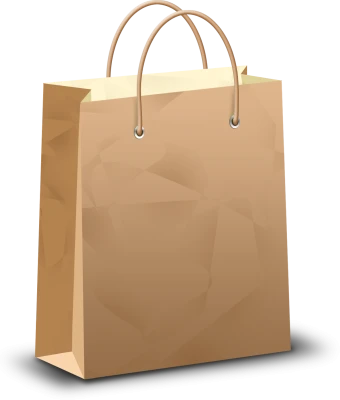 Brown Paper Shopping Bag Transparent Background