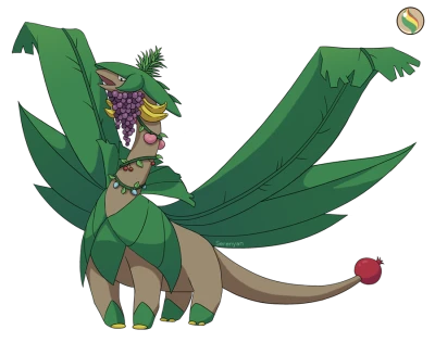 Tropius Pokemon Fan Art Concept Clipart