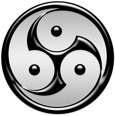 BDSM BSS Triskelion Emblem Symbol Transparent Background