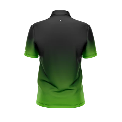 Back Of Green Black Gradient Polo Shirt Clipart