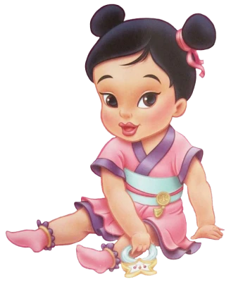 Baby Mulan Disney Clipart