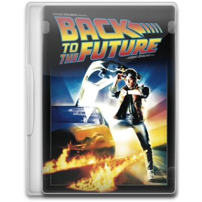 Back To The Future DVD Case Free PNG