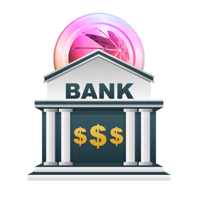 Bank Building With Money Symbol Transparent Background