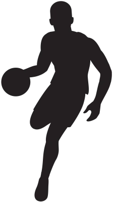 Basketball Player Silhouette Graphic Free PNG