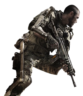 Soldier In Exoskeleton Suit Call Of Duty Transparent Background