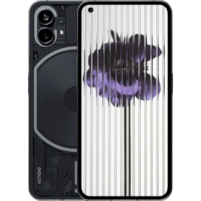 Nothing Phone 1 Black Smartphone Free PNG
