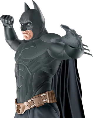 Batman Arkham Style Throwing Batarang Transparent Background