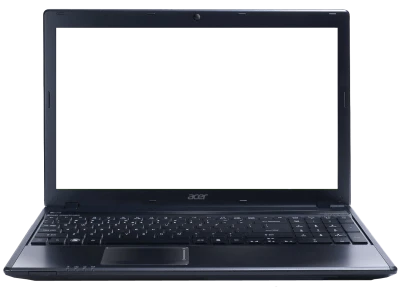 Acer Black Laptop Blank Screen Clipart