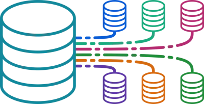 Database Server Network Connection Icon PNG Image