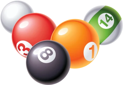Group Of Billiard Pool Balls PNG Image