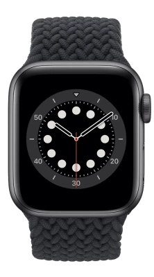 Smart Apple Watch Dark Band PNG Image