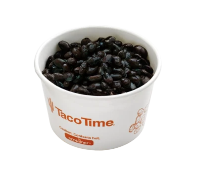 Black Beans In White Cup Free PNG