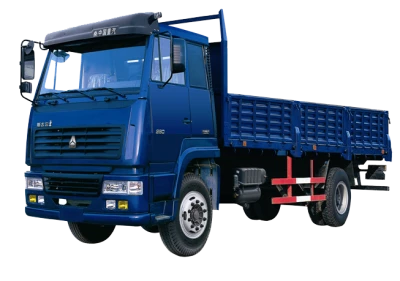 Blue Cargo Truck PNG Image
