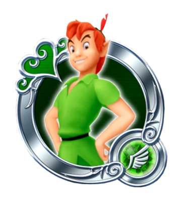 Peter Pan Green Frame Free PNG