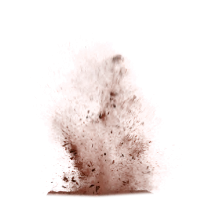 Dirt Explosion Dust Cloud Free PNG