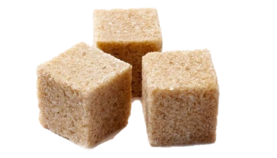 Three Brown Sugar Cubes Free PNG