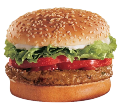 Classic Burger With Seed Bun Clipart