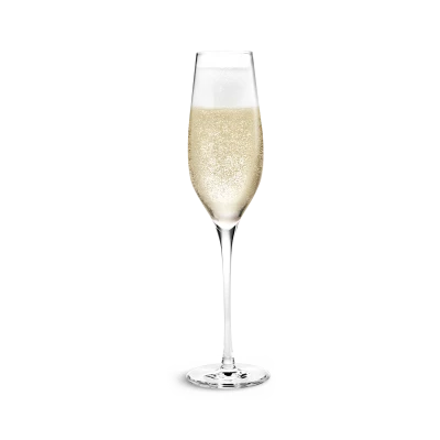 Champagne Glass With Bubbles PNG Image