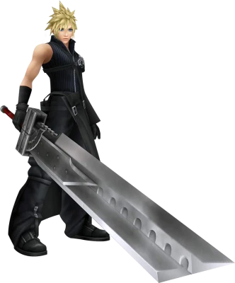 Cloud Strife Final Fantasy VII PNG Image