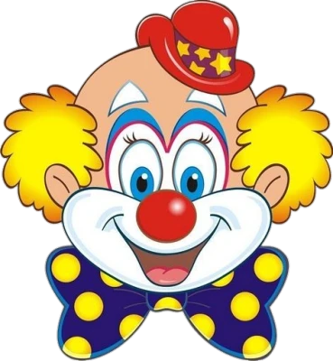 Cartoon Clown Face Free PNG