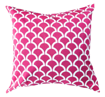 Pink Patterned Throw Pillow Clipart