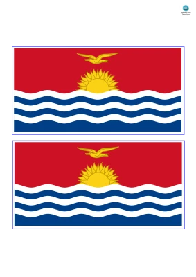 Kiribati National Flag PNG Clipart