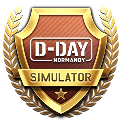 D-Day Normandy Simulator Badge Free PNG