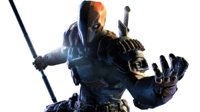 Deathstroke Arkham Character Free PNG