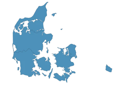 Denmark Map Silhouette PNG Clipart
