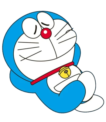 Doraemon Sleeping Cartoon Free PNG
