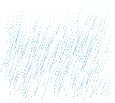 Falling Rain Drops PNG Image