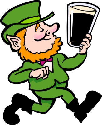 Leprechaun With Beer Free PNG