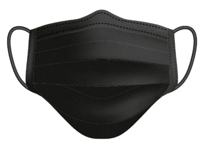 Black Medical Face Mask Free PNG
