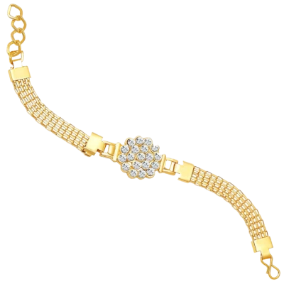 Gold Diamond Bracelet Jewelry Free PNG
