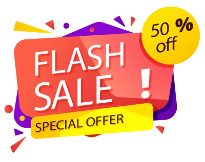 Flash Sale Special Offer Tag Clipart