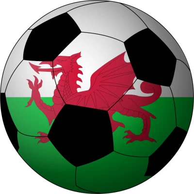 Wales Flag Soccer Ball PNG Image
