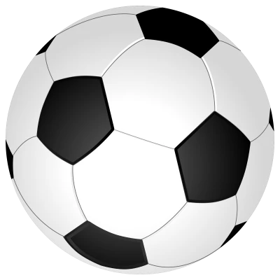 Classic Black and White Soccer Ball Free PNG