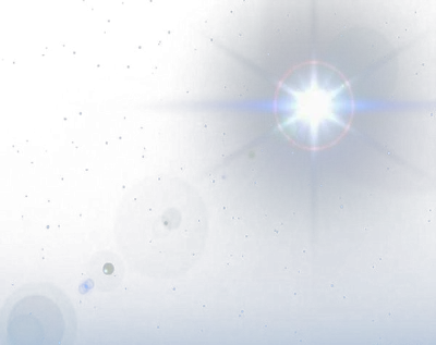 Bright White Lens Flare Effect PNG Image