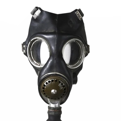 Vintage Black Gas Mask Clipart