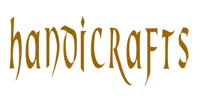 Handicrafts Typography Logo Text Free PNG