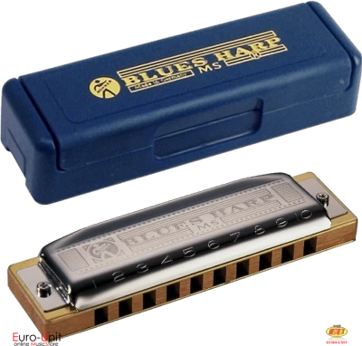 Hohner Blues Harp Harmonica Free PNG