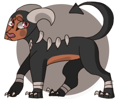 Houndour Pokemon Dark Fire Transparent Background